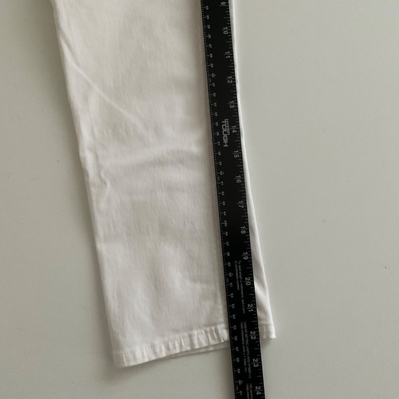 Jones NY Lexington Capri Pants Sz 2 White Slimming Classic Stretch Comfort Chic - Picture 6 of 8